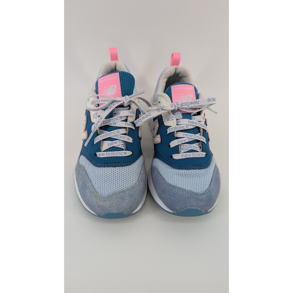 New Balance 997H Kids Blue Pink Suede Mesh Sneakers Shoes Size 1 PJ997HCV